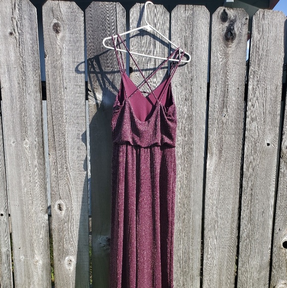 Purple Jumper with Silver thread thru out - Picture 2 of 4